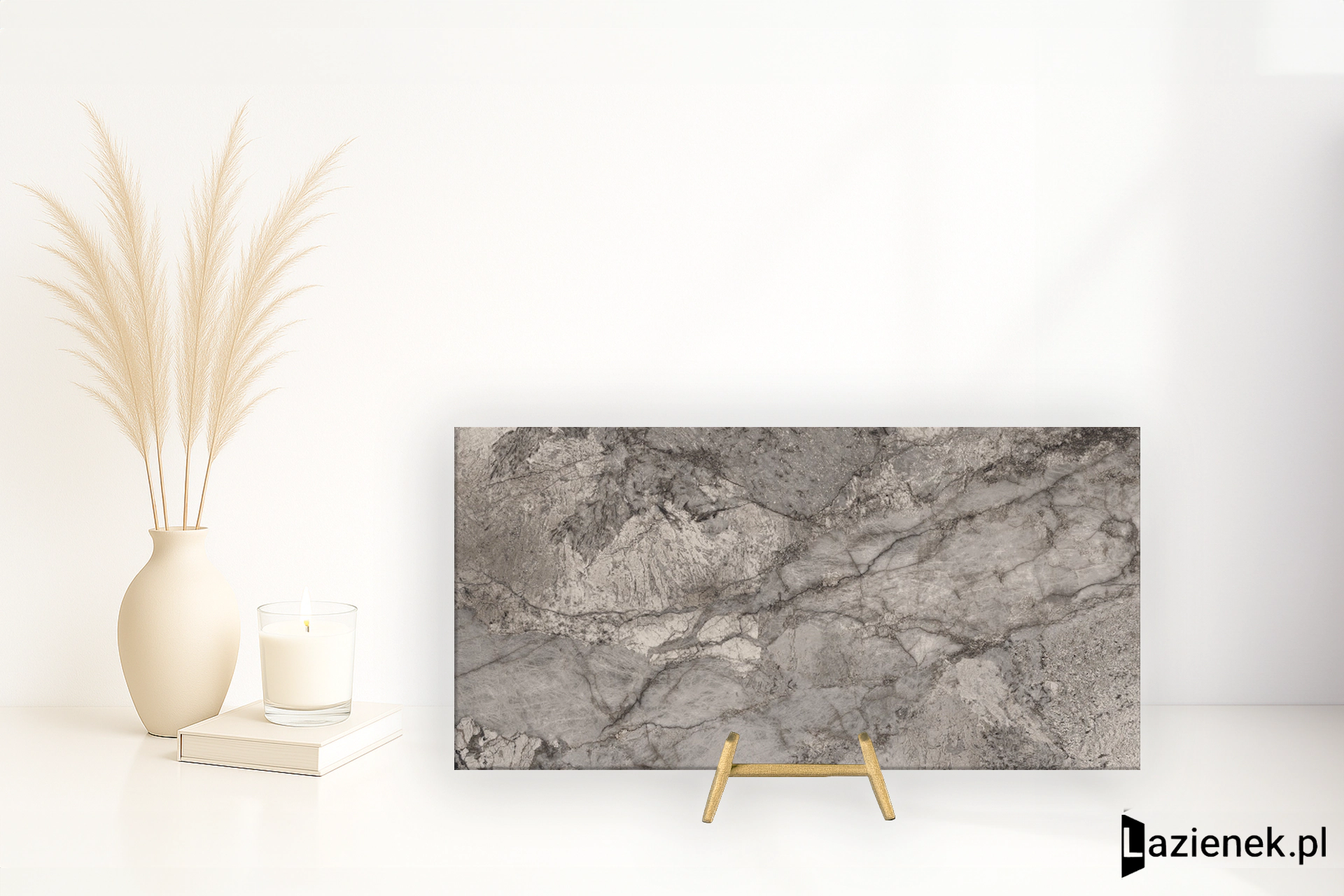 La Fabbrica Ava Gemstone Grey matowa 60x120 cm gr. 9 mm - płytka rektyfikowana / (L)179035